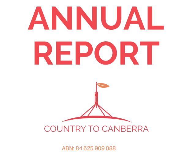 FY 2021-2022 Annual Report from Country to Canberra, ABN: 84 625 909 088